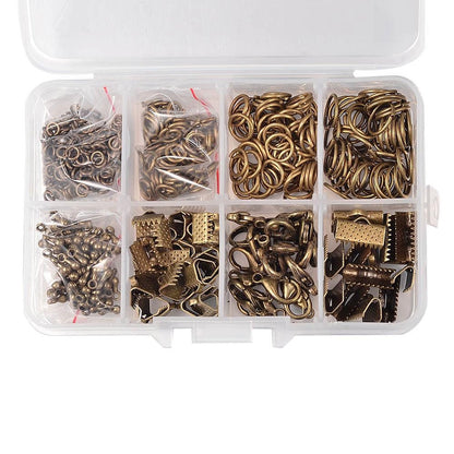 Kit de fermoirs, anneaux et accessoires de finition