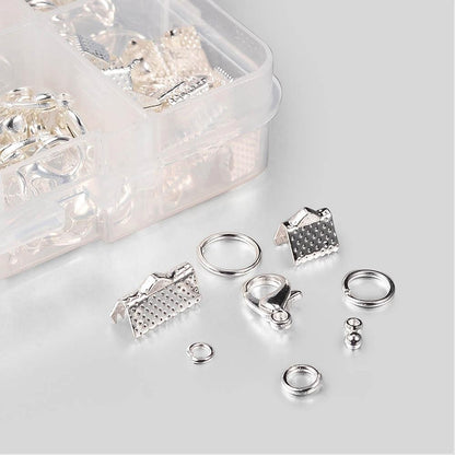 Kit de fermoirs, anneaux et accessoires de finition