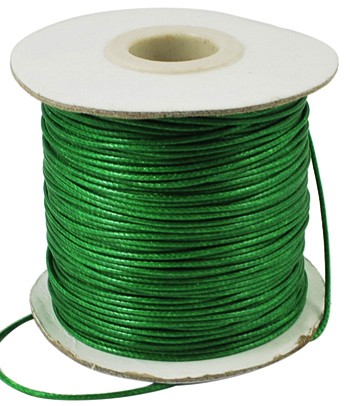 Fil coton ciré 1 mm en bobine de 80 mètres
