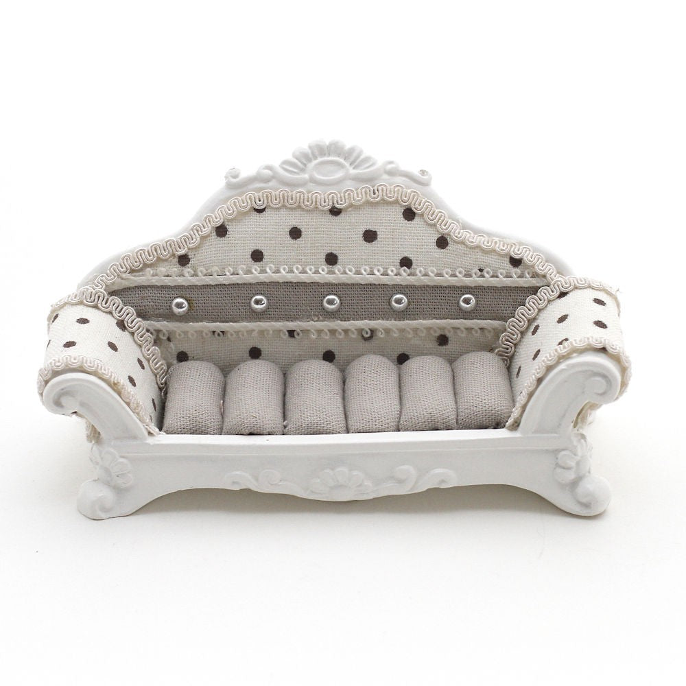 Porte bague canapé à pois