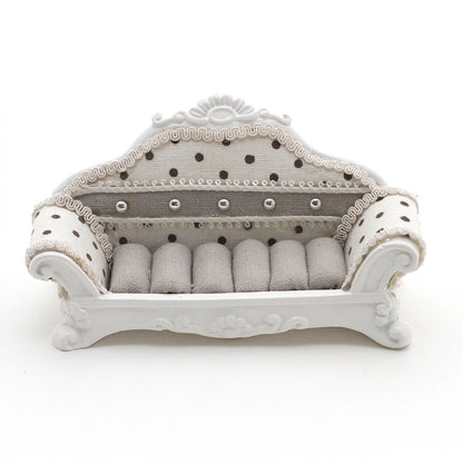 Porte bague canapé à pois