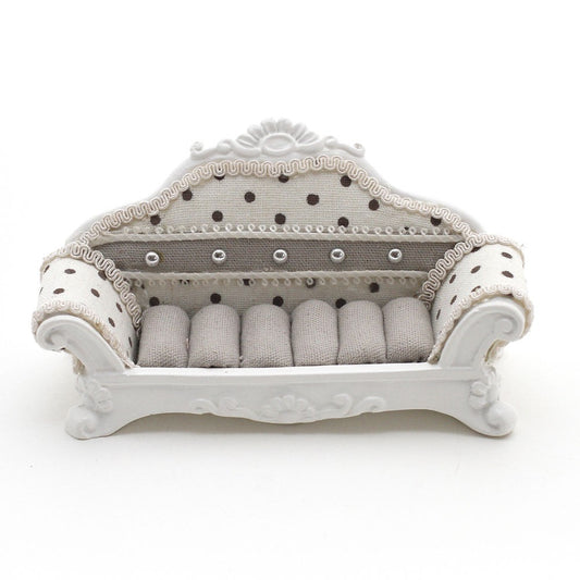 Porte bague canapé à pois