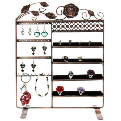 Porte bijoux cadre Fleur boucle bracelet bague et accessoire