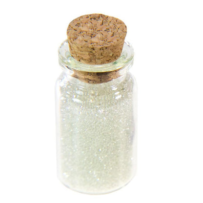Microbilles caviar translucides en fiole