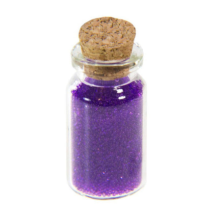 Microbilles caviar translucides en fiole