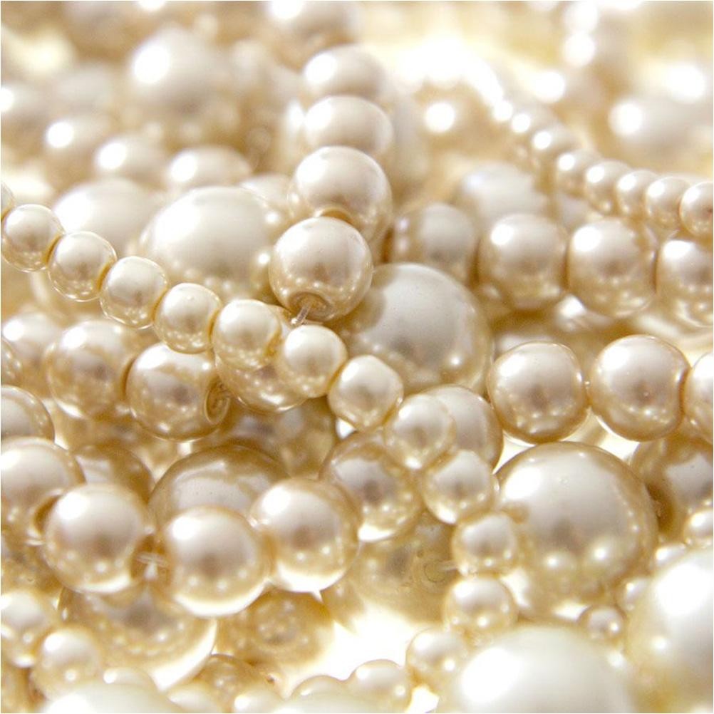Perles nacrées 10 mm en verre de Bohême couleurs pastel lot de 20