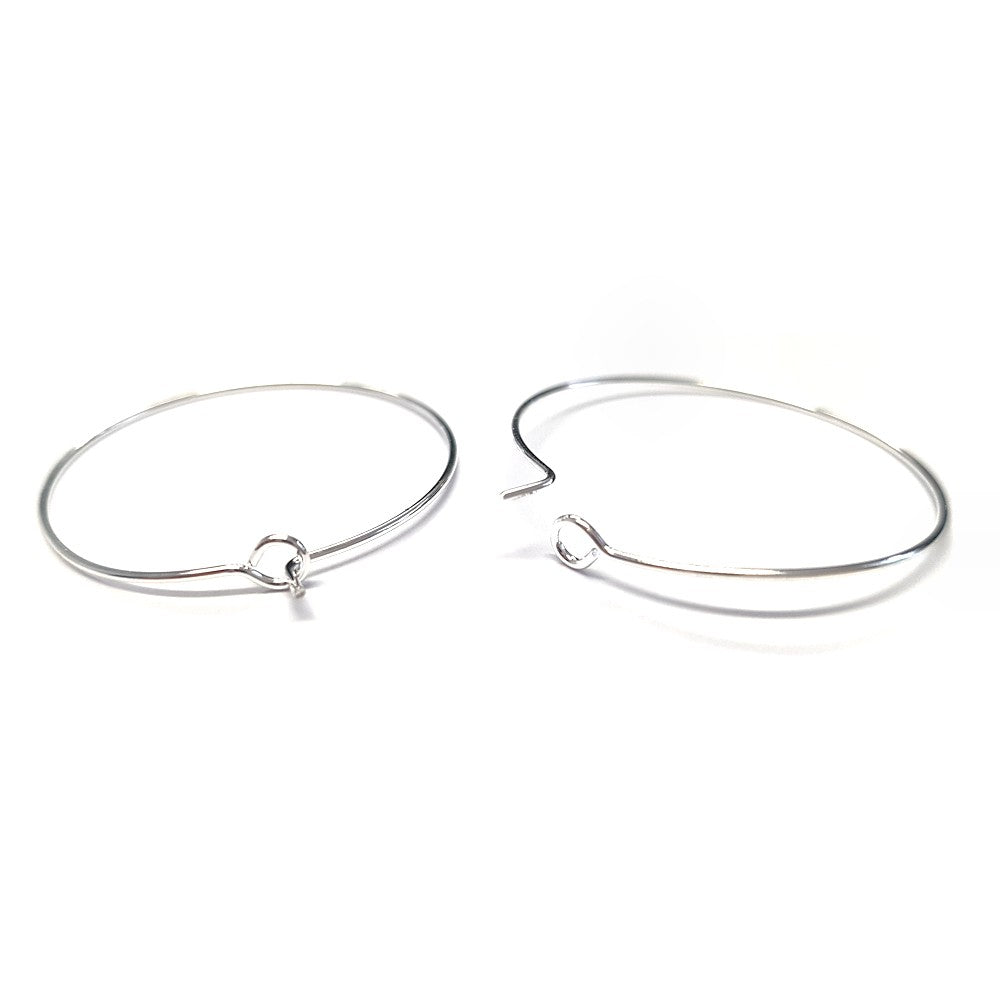 Boucle d'oreille créole cerceaux 30 mm (10 pièces)