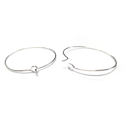 Boucle d'oreille créole cerceaux 30 mm (10 pièces)