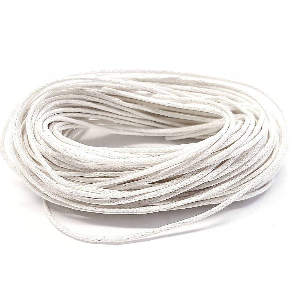 Fil coton ciré 1 mm (10 mètres)