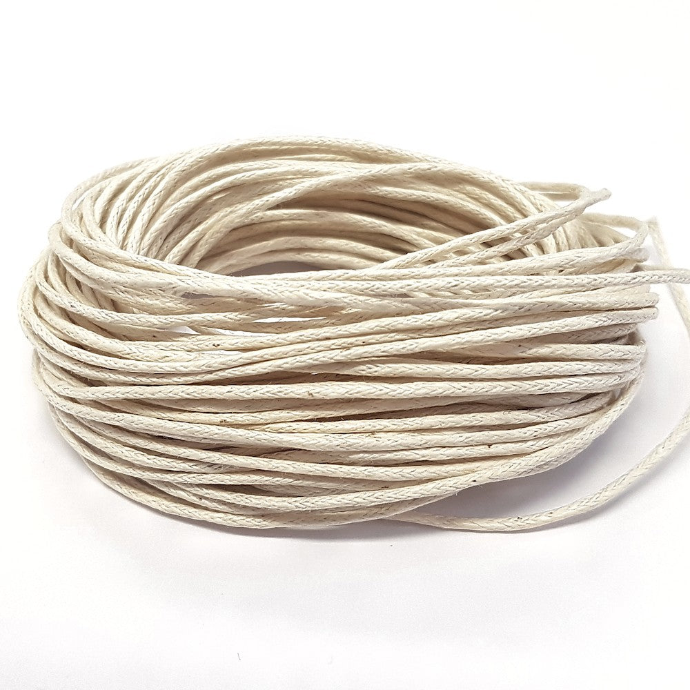 Fil coton ciré 1 mm (10 mètres)