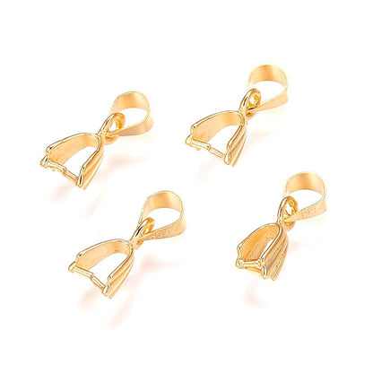 Bélières attache pendentif 15 x 5 mm ( 10 Pièces )