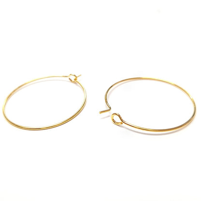 Boucle d'oreille créole cerceaux 30 mm (10 pièces)