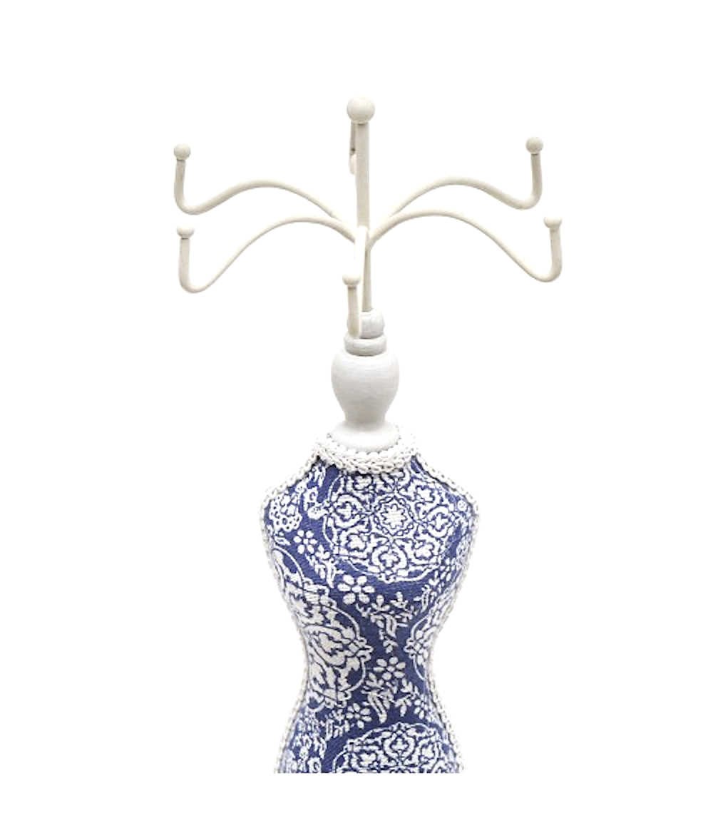 Porte bijoux mixte trés grande poupée mannequin tissu