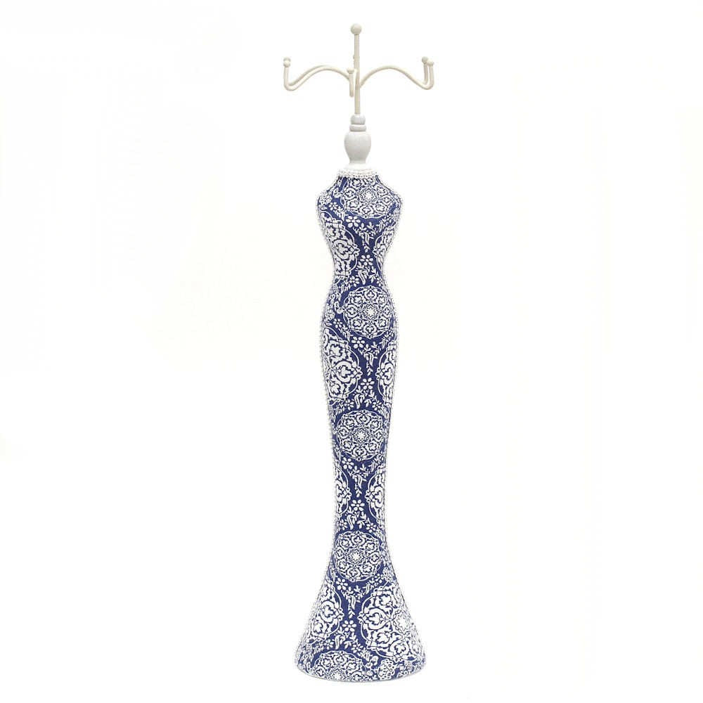 Porte bijoux mixte trés grande poupée mannequin tissu