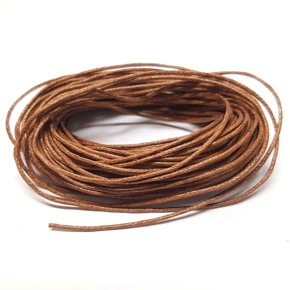 Fil coton ciré 1 mm (10 mètres)