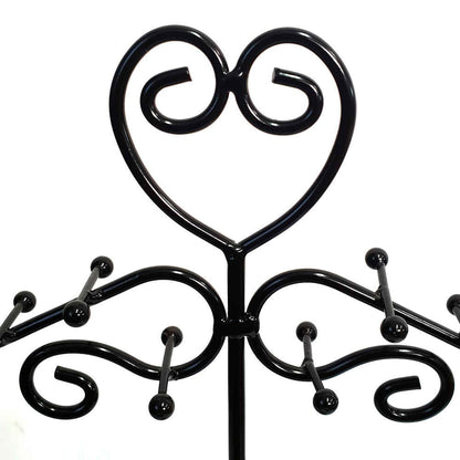 Présentoir mixte coeur avec corbeille