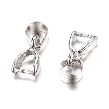 Bélière attache pendentif 13x4 mm ( 10 Pièces )