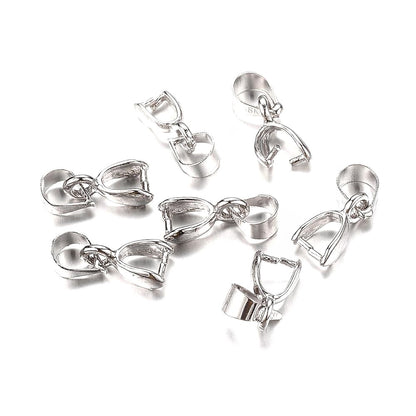 Bélière attache pendentif 13x4 mm ( 10 Pièces )