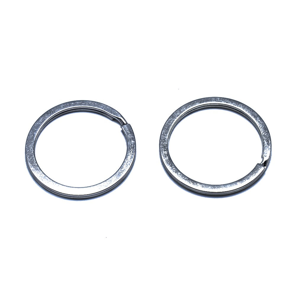 Anneaux support porte clé 25 mm gris