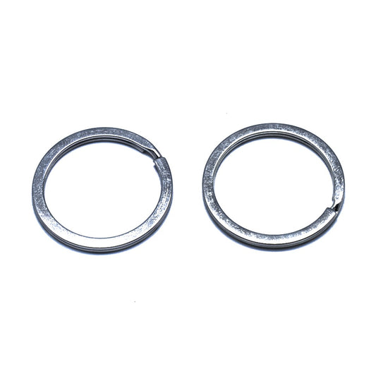 Anneaux support porte clé 25 mm gris
