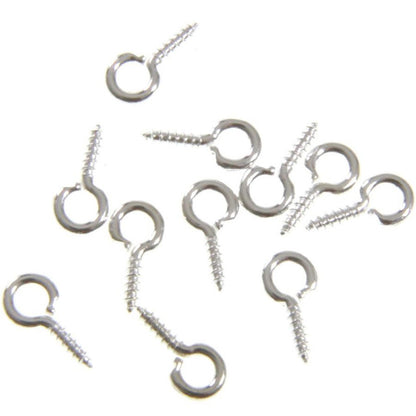 Piton à vis pour création bijoux 10 mm (100 pièces)