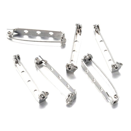 Broche épingle sécurité création bijoux 38mm ( 10 Pièces )