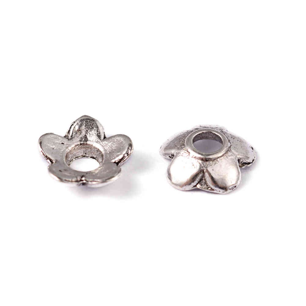 Calottes ornement perle Minifleurs (50 pièces)