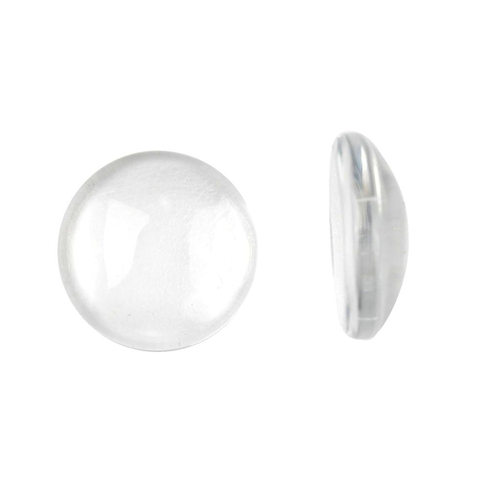 Kit connecteur Flower 34 x 28 mm avec cabochon verre (5 kits)