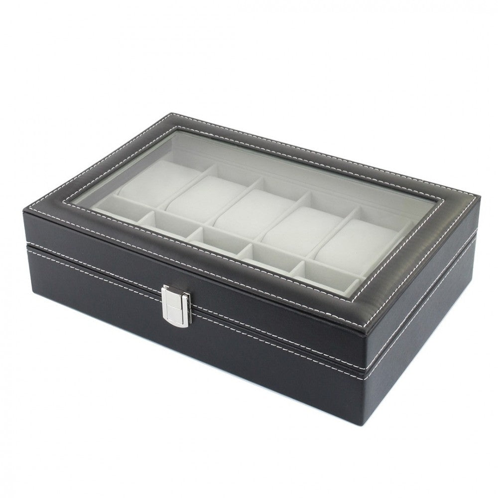 Coffret à montres pour ranger et exposer 12 montres