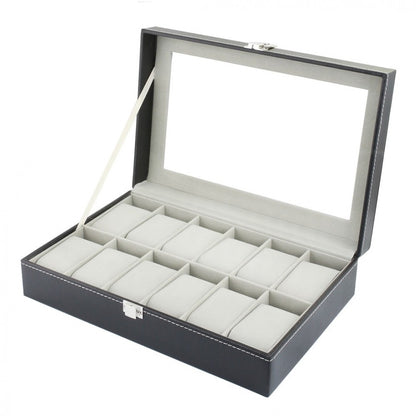 Coffret à montres pour ranger et exposer 12 montres