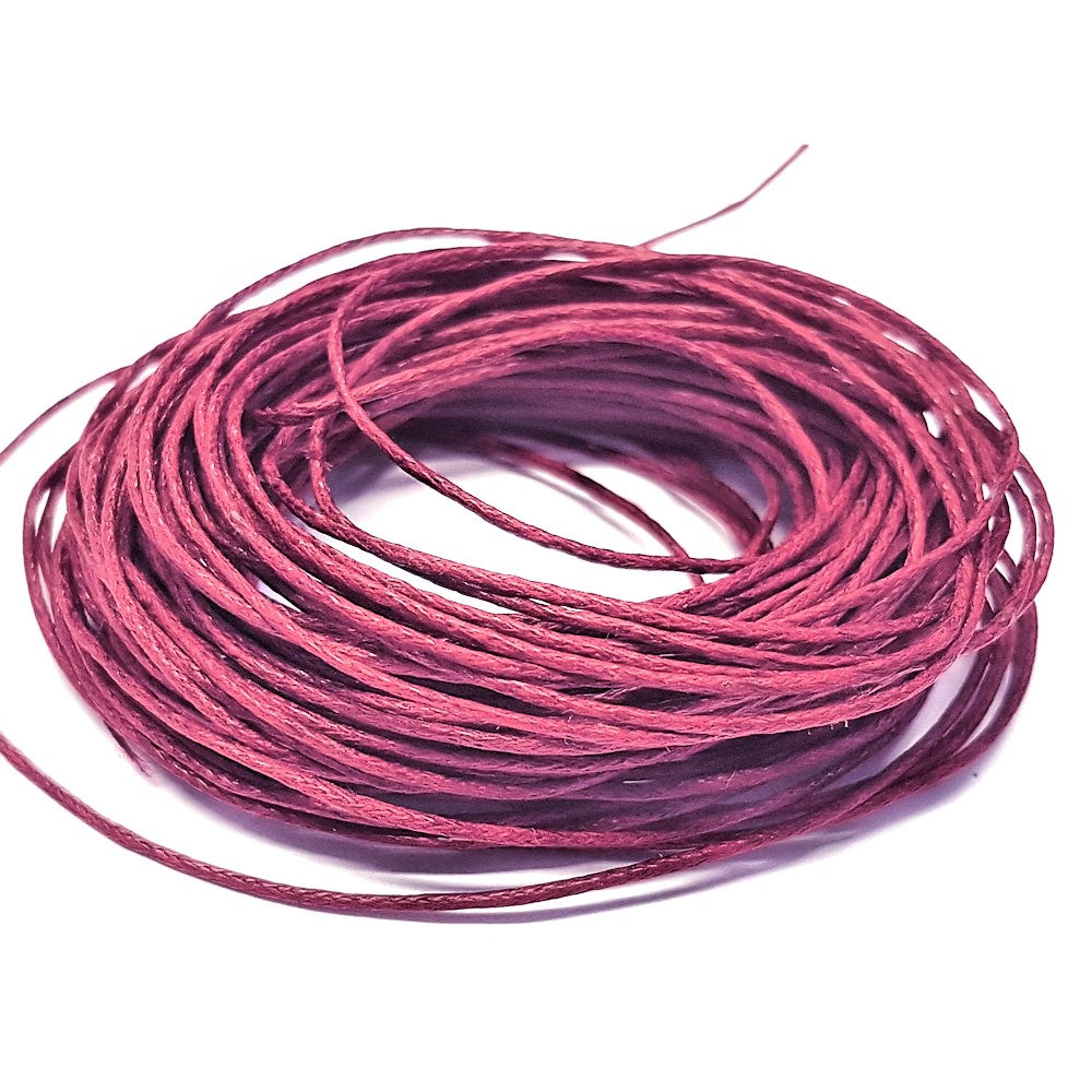 Fil coton ciré 1 mm (10 mètres)
