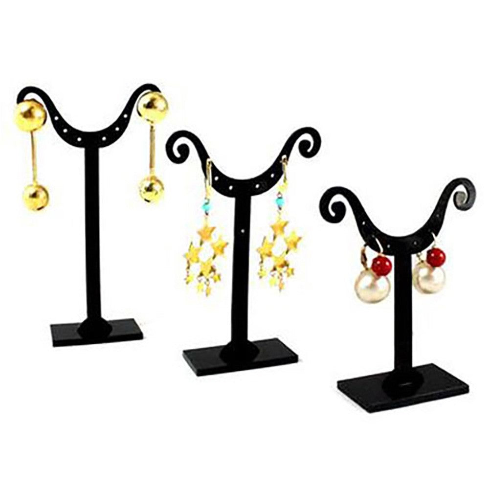 Présentoirs boucles d'oreille Taurus en plastique lot de 3