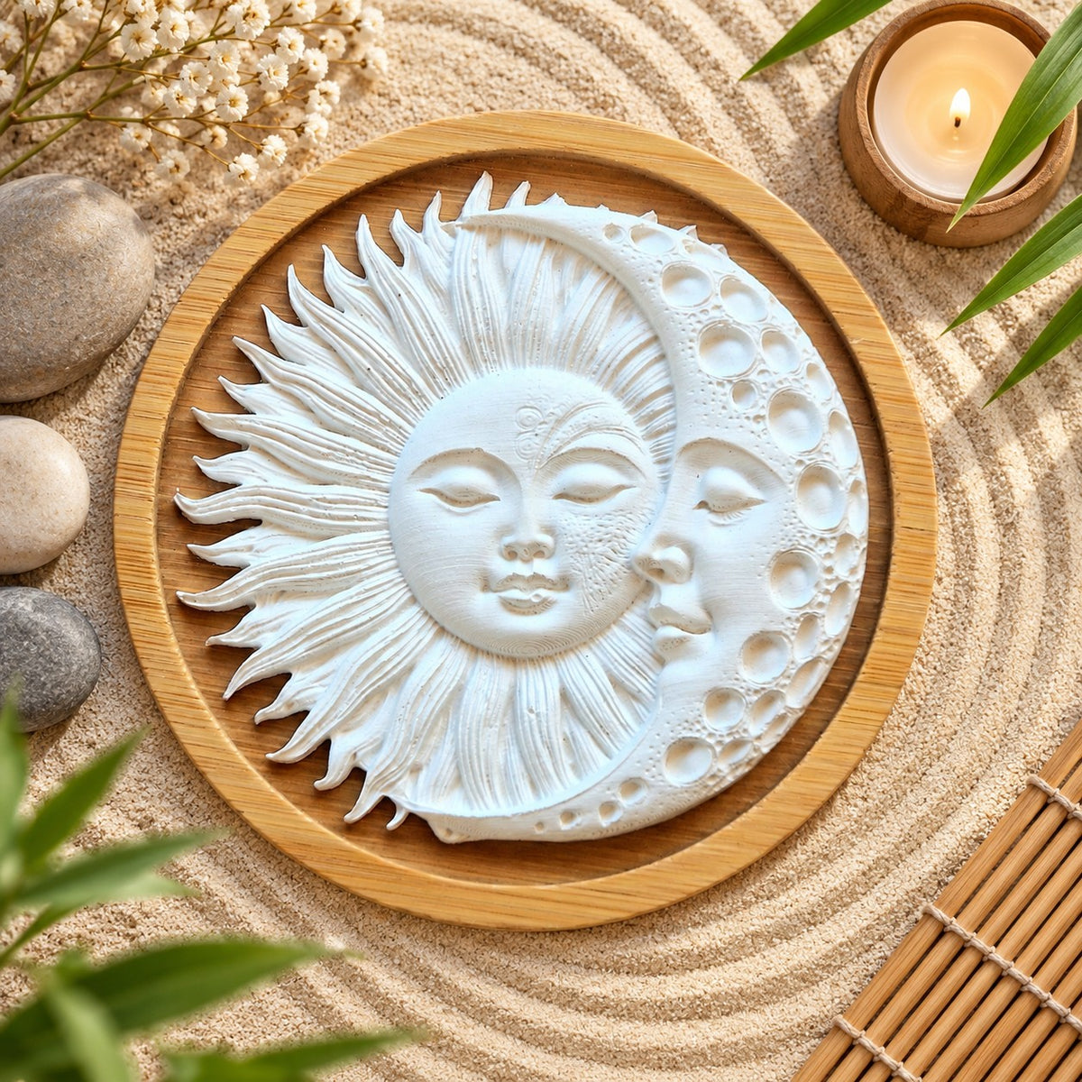 Diffuseur de Parfum Soleil & Lune – Création Artisanale Française ☀️🌙