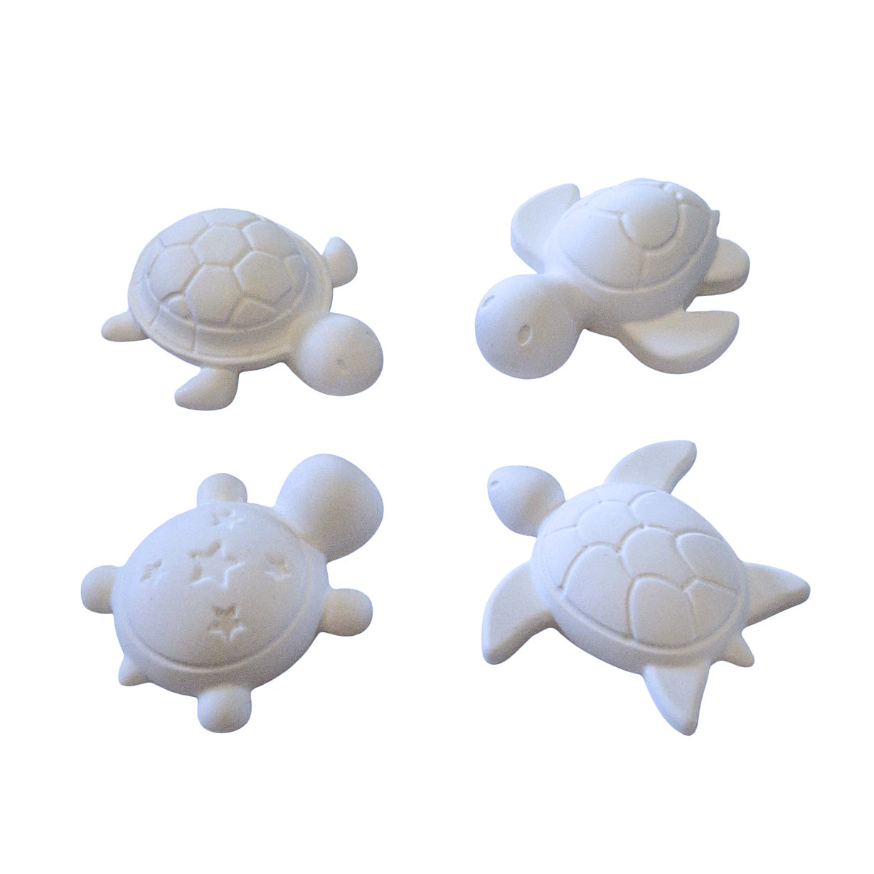 🐢 Lot de 4 diffuseurs de parfum – Tortues en plâtre céramique  Fabrication française • Création artisanale