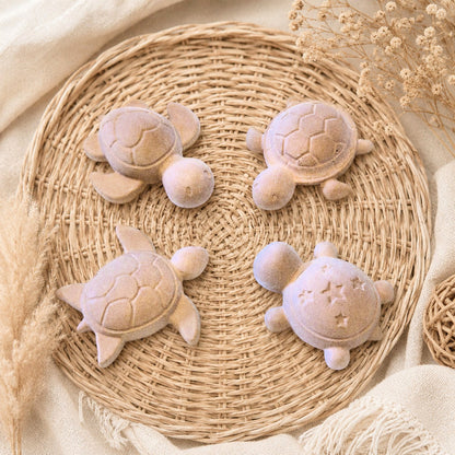 🐢 Lot de 4 diffuseurs de parfum – Tortues en plâtre céramique  Fabrication française • Création artisanale